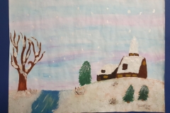 Winterlandschaft in Farben Kl. 7&WPK9